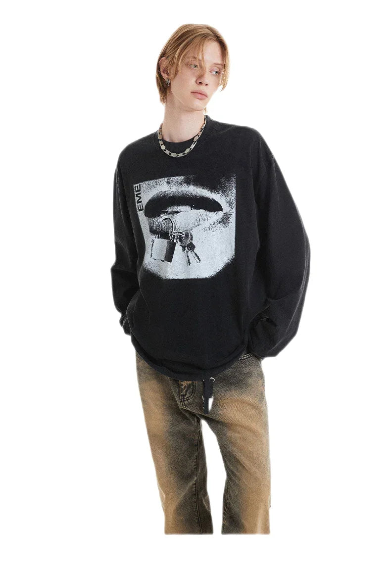 Streetwear Unisex Washed Fashion Sweater - Fuga Studios