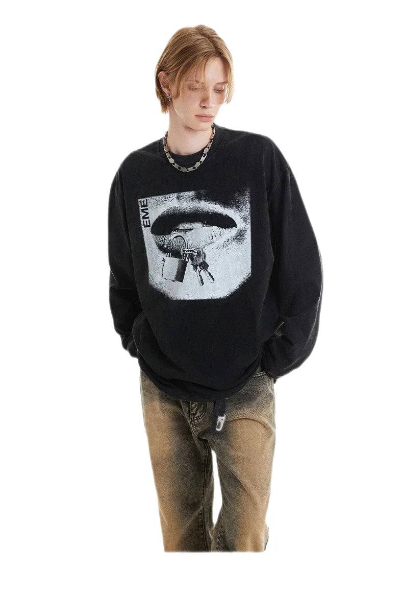 Streetwear Unisex Washed Fashion Sweater - Fuga Studios