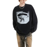 Streetwear Unisex Washed Fashion Sweater - Fuga Studios