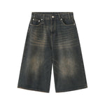 Streetwear Unisex Washed Vintage Shorts - Fuga Studios