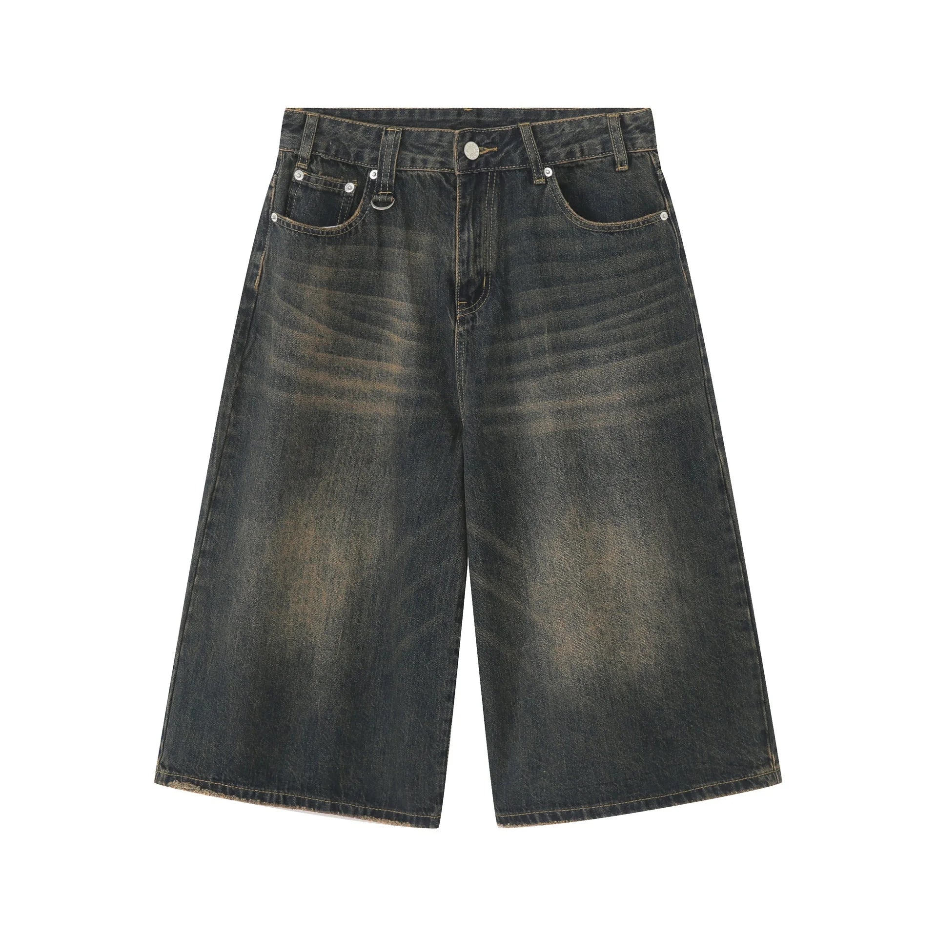 Streetwear Unisex Washed Vintage Shorts - Fuga Studios