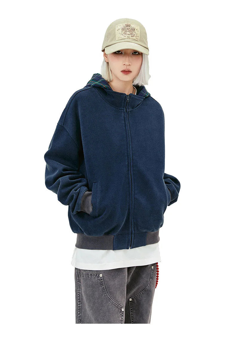 Streetwear Unisex Zip Hoodie - Fuga Studios