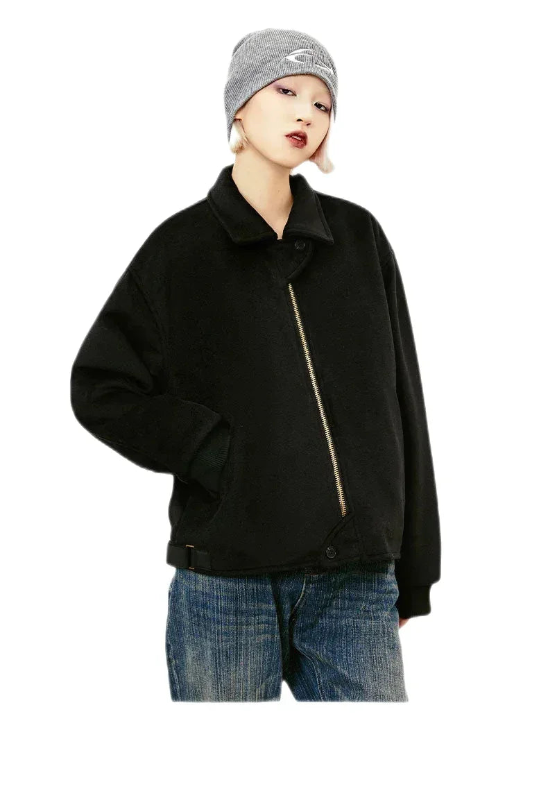 Streetwear Unisex Zip-Up Polar Fleece Jacket - Fuga Studios