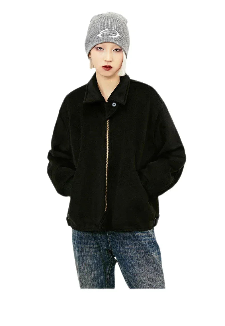 Streetwear Unisex Zip-Up Polar Fleece Jacket - Fuga Studios