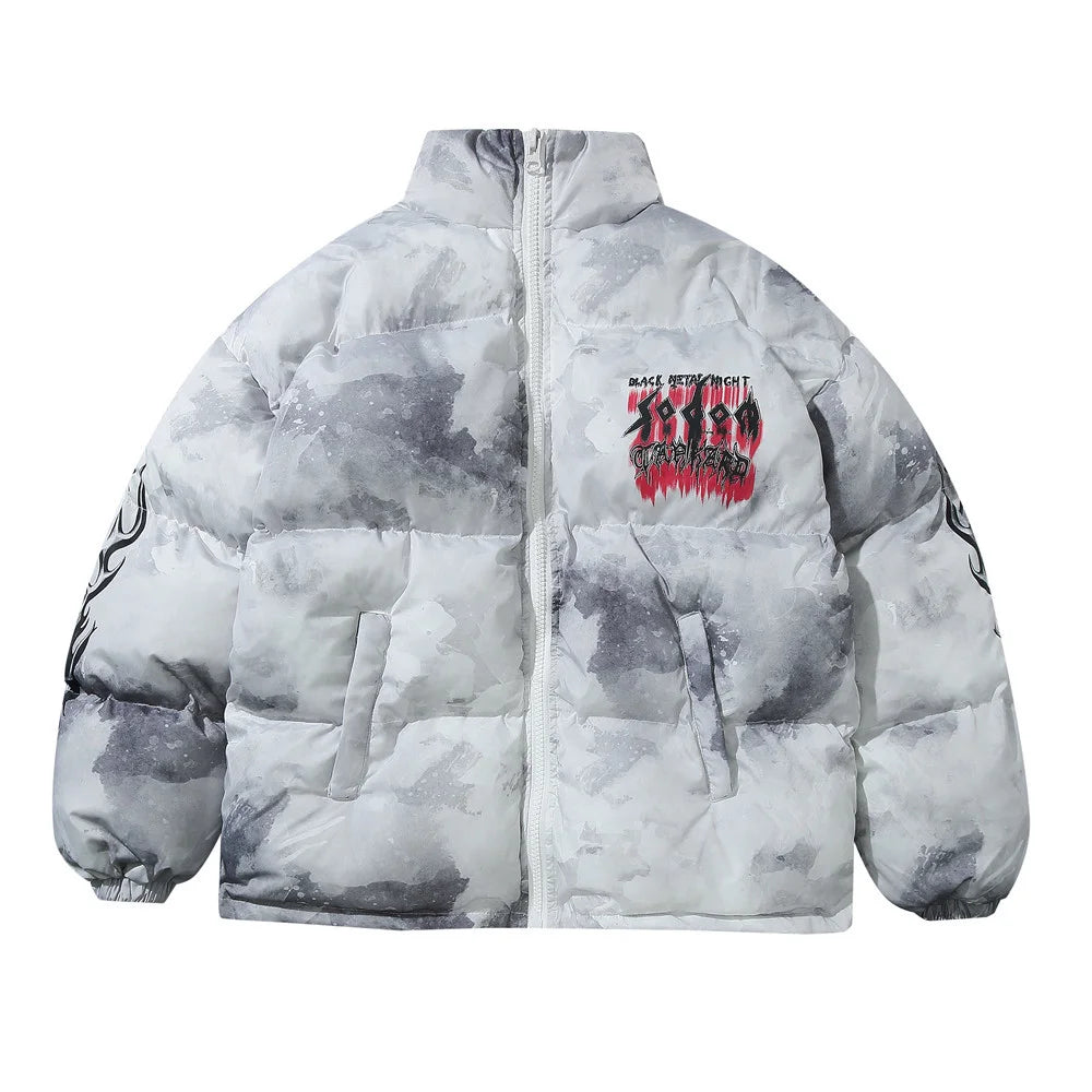 Streetwear Vancarhell Death Metal Puffer Jacket - Fuga