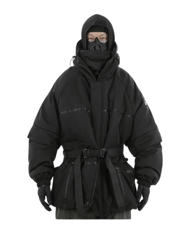 Techwear Blackout Winter Parka - Fuga Studios