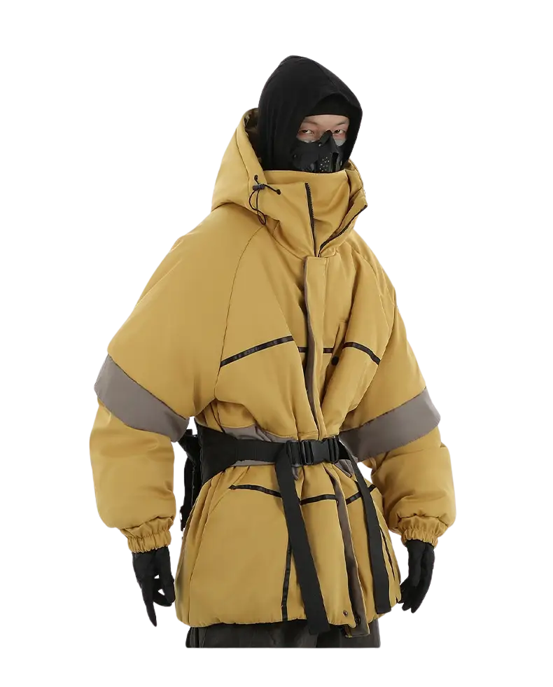 Techwear Blackout Winter Parka - Fuga Studios