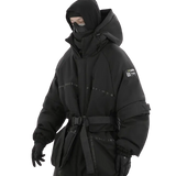 Techwear Blackout Winter Parka - Fuga Studios