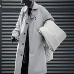 Techwear Cypher Detachable Two-Piece Trench Coat - Fuga