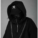 Techwear Devil Horns Detach Jacket - Fuga Studios