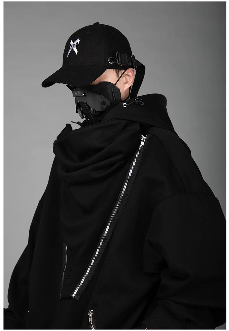 Techwear Devil Horns Detach Jacket - Fuga Studios