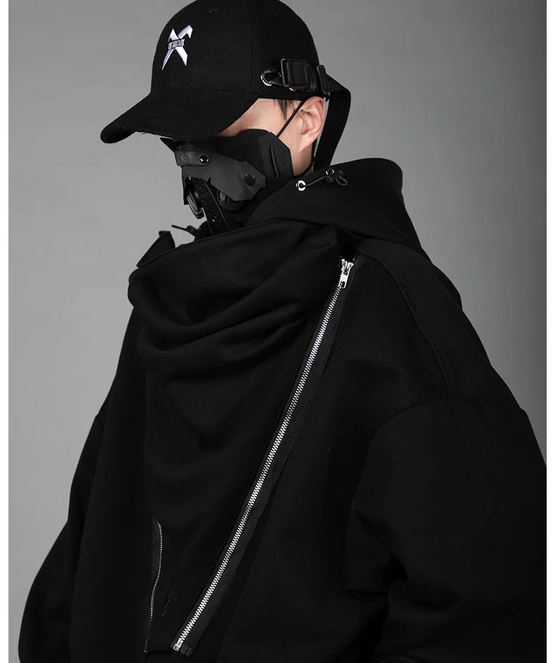 Techwear Devil Horns Detach Jacket - Fuga Studios