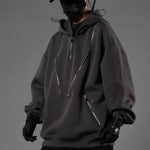 Techwear Devil Horns Detach Jacket - Fuga Studios