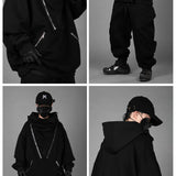 Techwear Devil Horns Detach Jacket - Fuga Studios