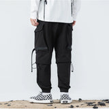 Techwear Drawstring Cargo Pants - Fuga Studios