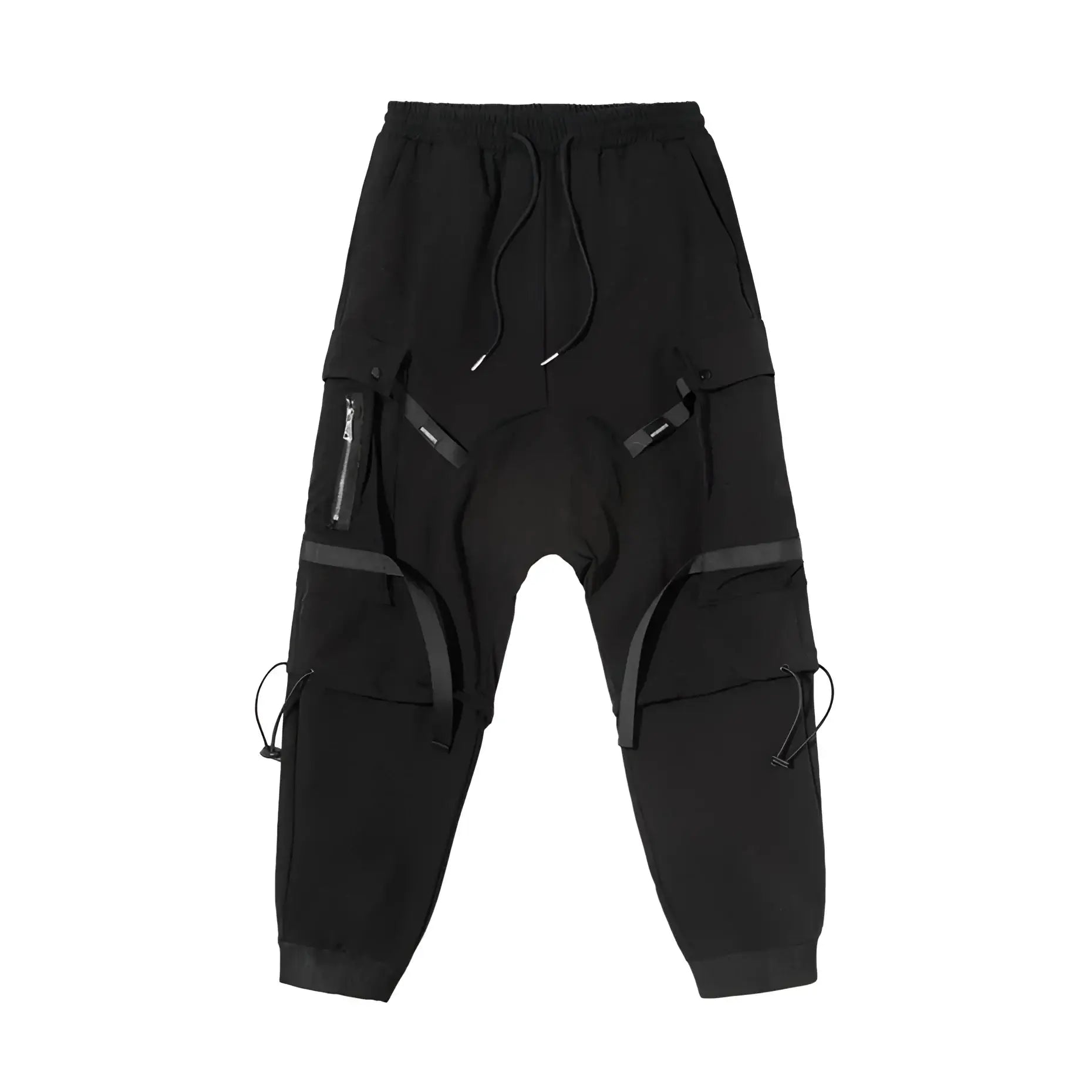 Techwear Drawstring Cargo Pants - Fuga Studios