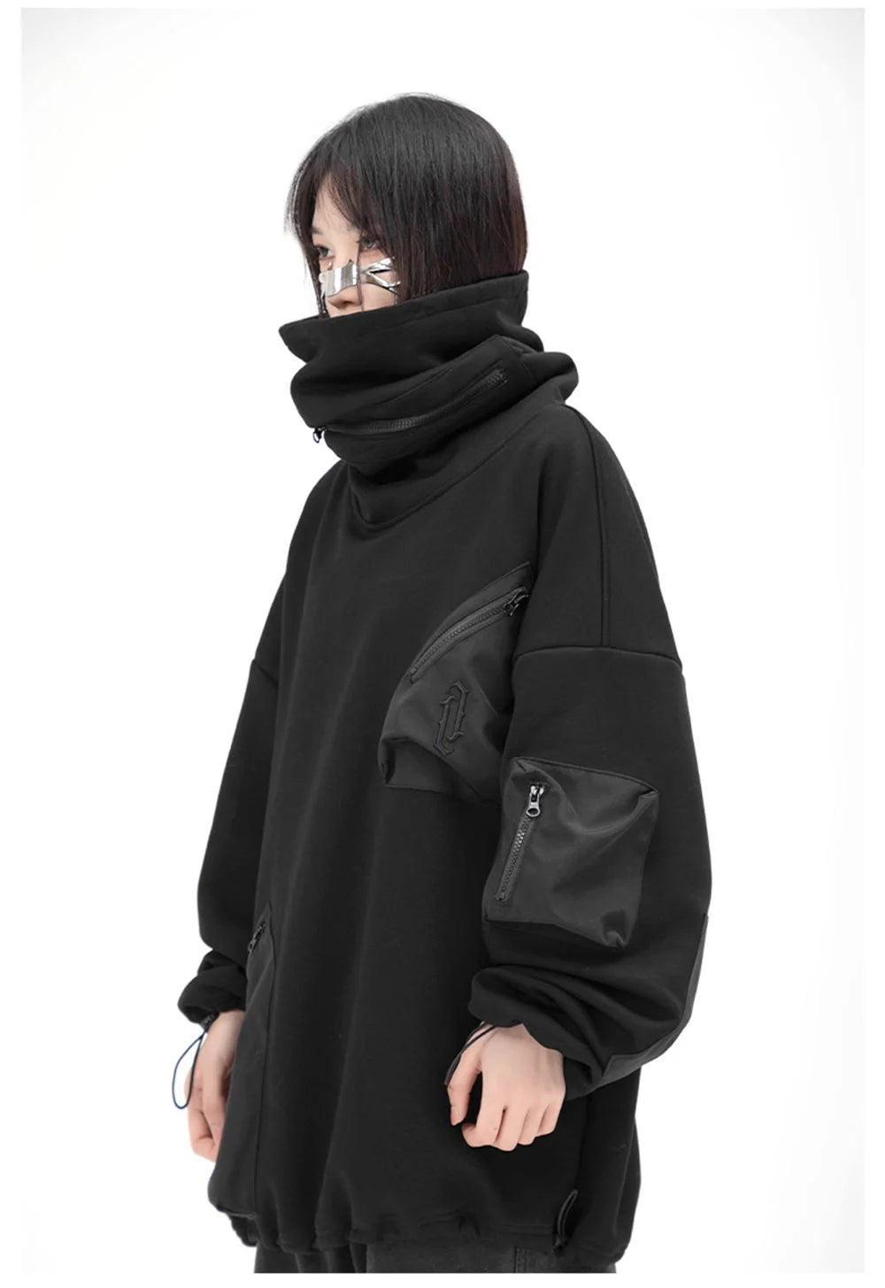 Techwear Head Hug Turtleneck Sweater - Fuga Studios