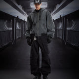 Techwear Hooded Bomber Jacket - Fuga Studios