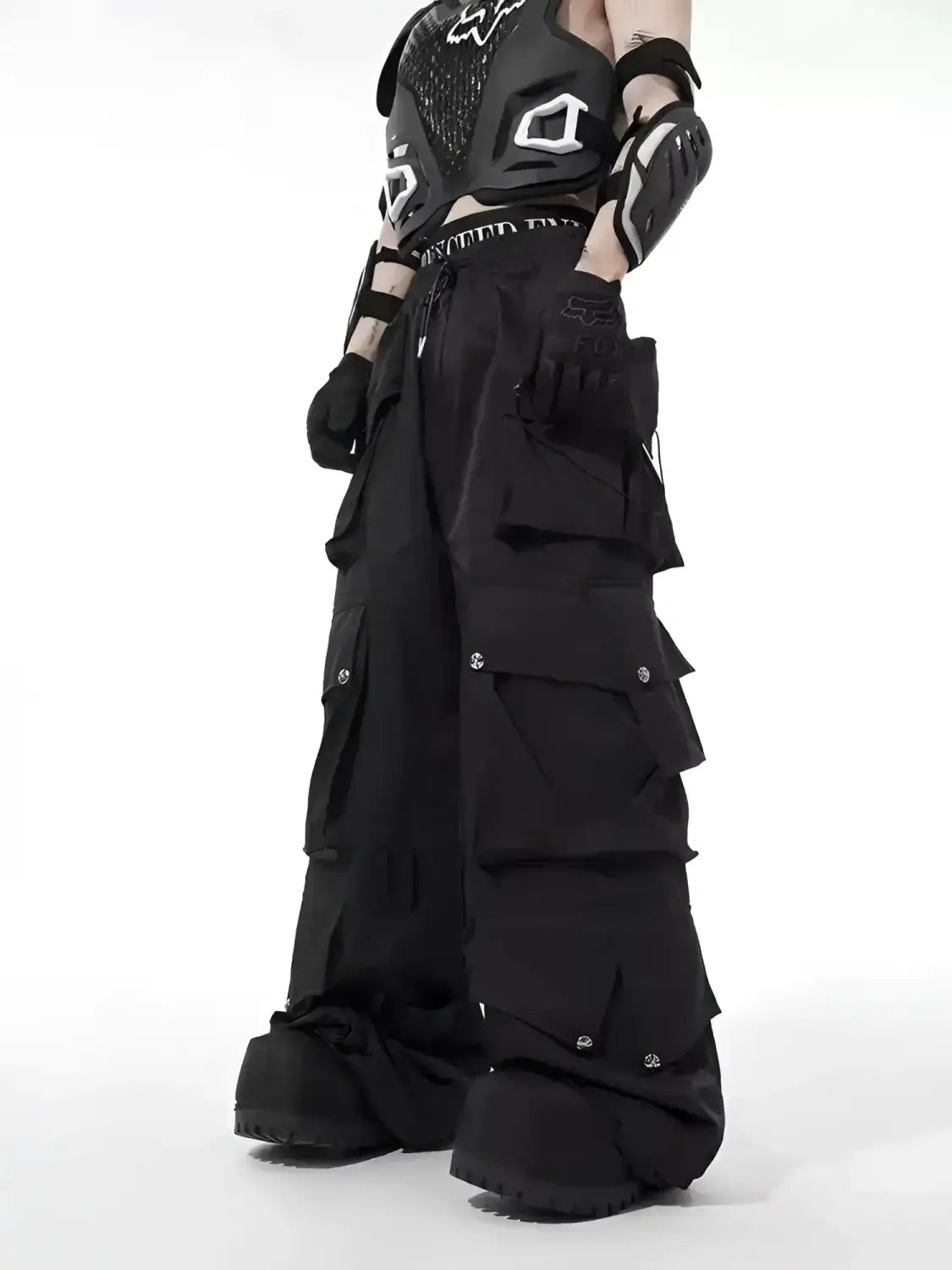 Techwear 멀티 포켓 카고 팬츠