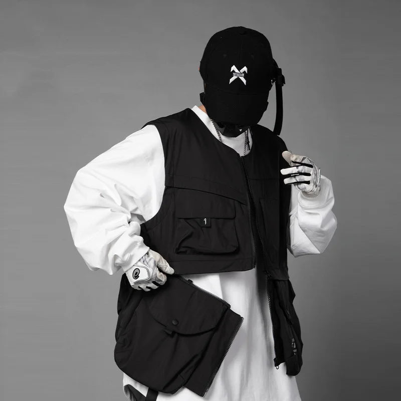 Techwear Pocket Detach Vest - Fuga Studios