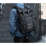 Techwear Roll Top Backpack - Fuga Studios