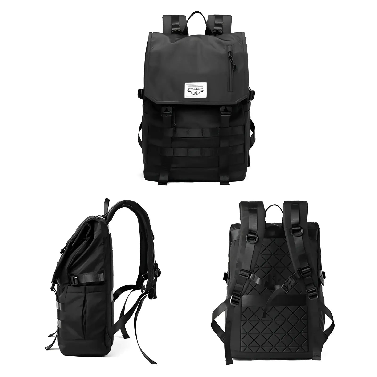 Techwear Roll Top Backpack - Fuga Studios