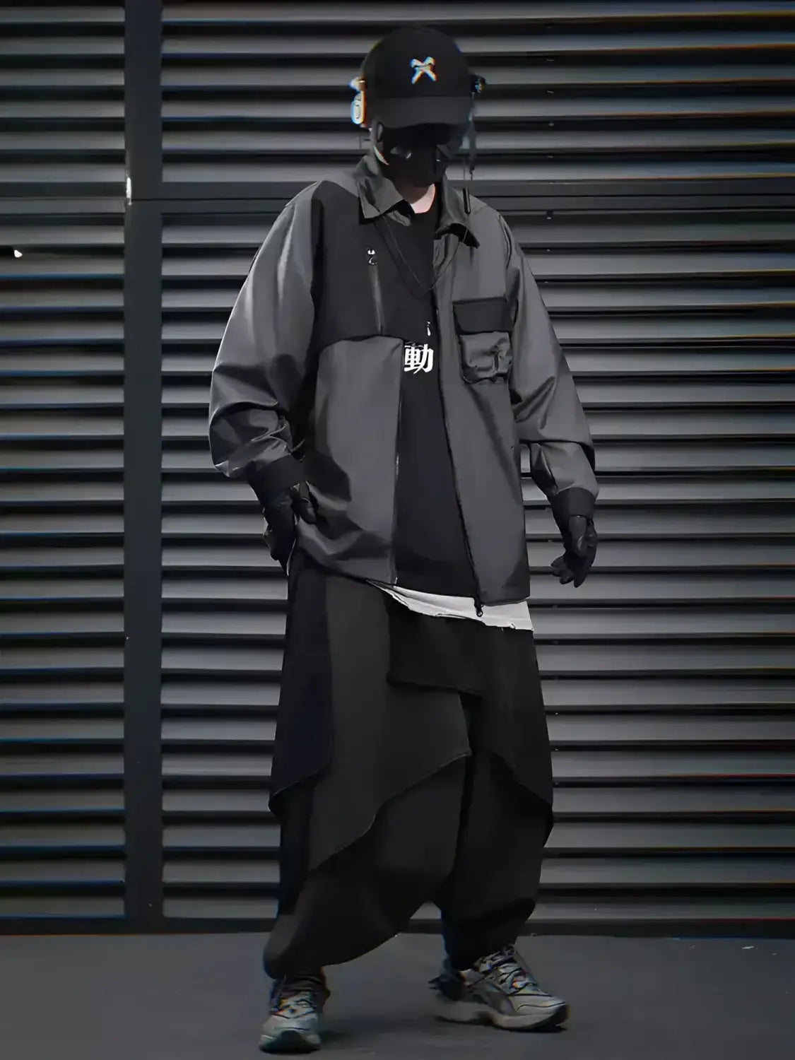 Techwear 로닌 드롭 크로치 팬츠 V2