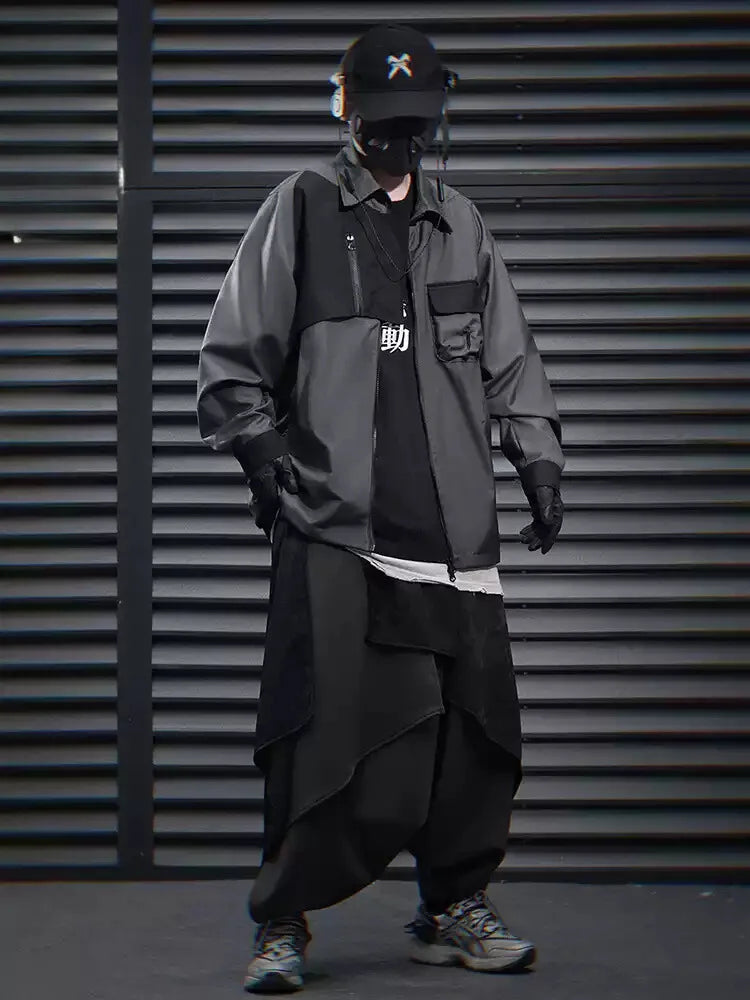 Techwear Ronin Drop Crotch Pants V2 - Fuga Studios