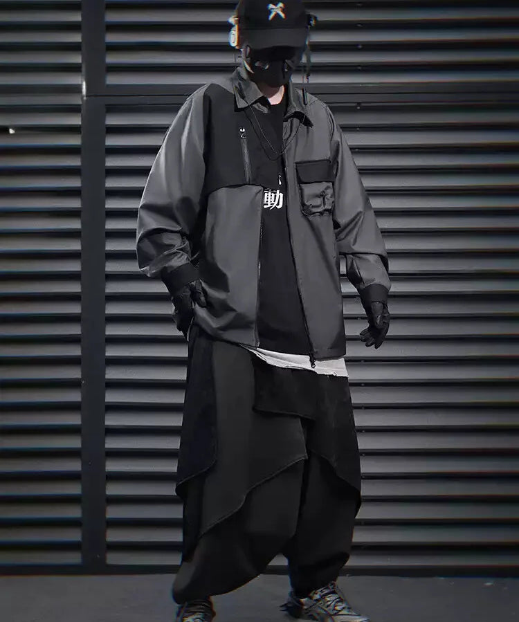 Techwear Ronin Drop Crotch Pants V2 - Fuga Studios