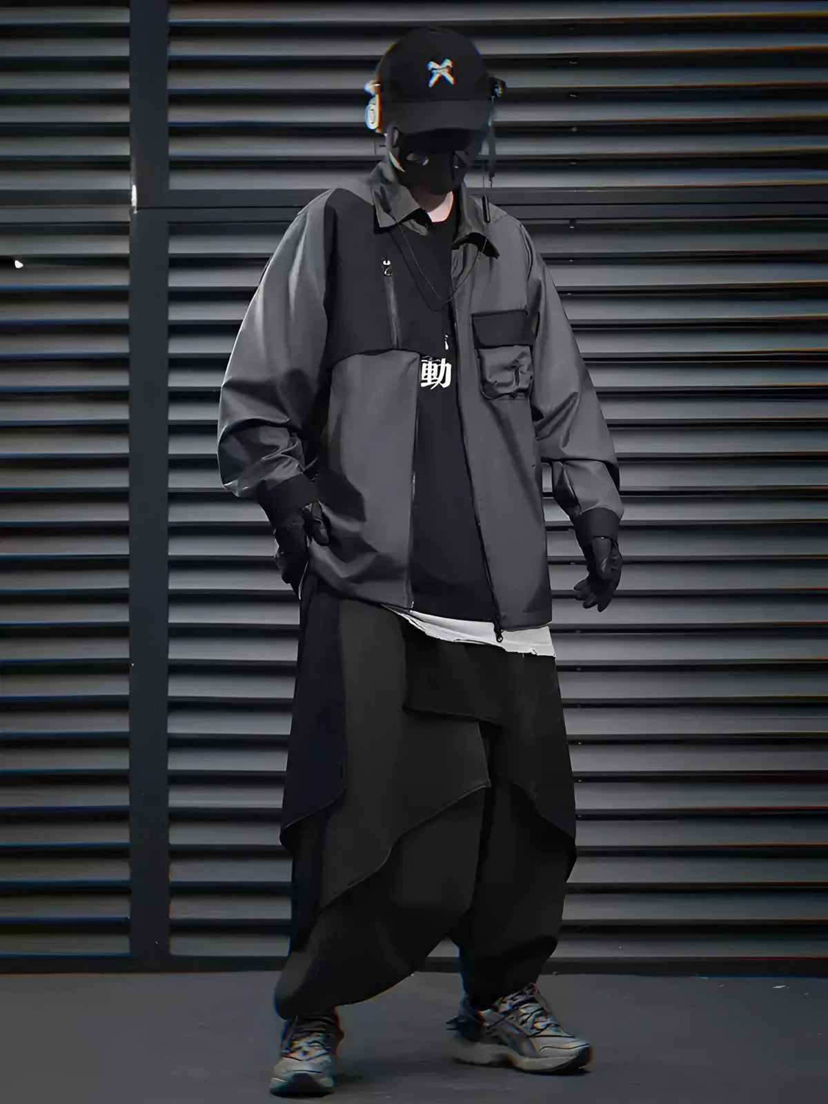 Techwear Ronin Drop Crotch Pants V2 - Fuga Studios