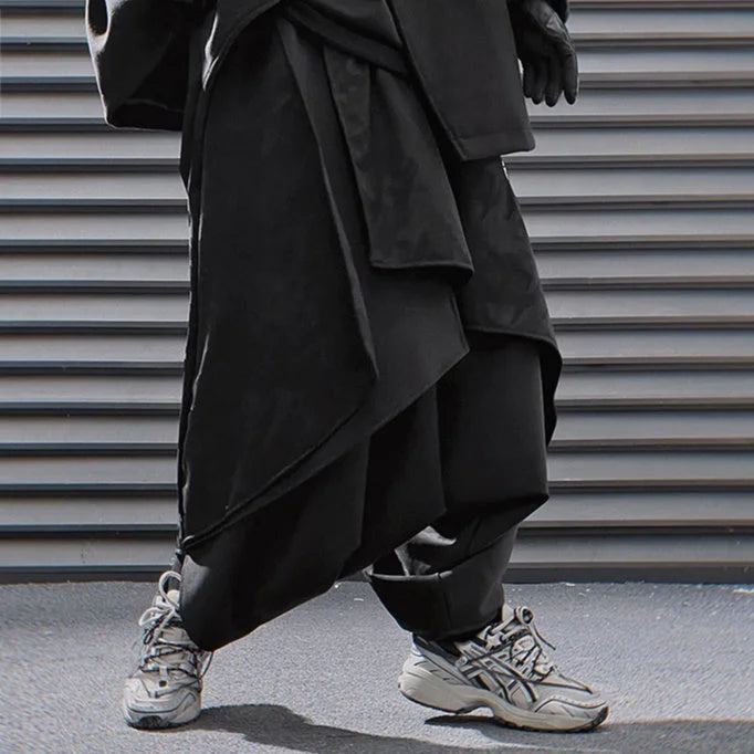 Techwear Ronin Drop Crotch Pants V2 - Fuga Studios