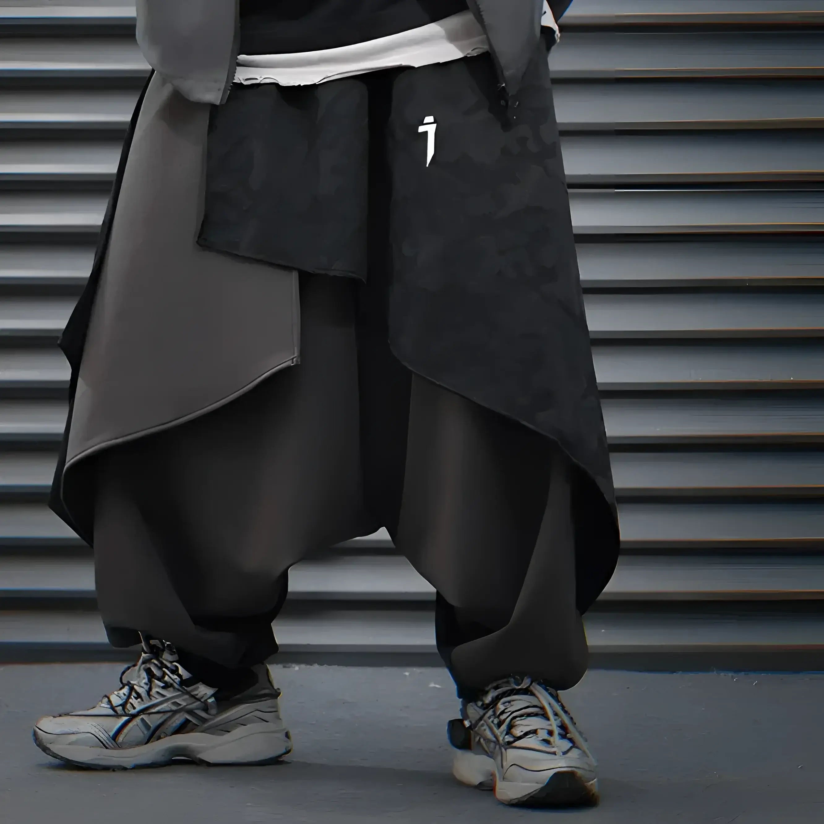 Techwear Ronin Drop Crotch Pants V2 - Fuga Studios
