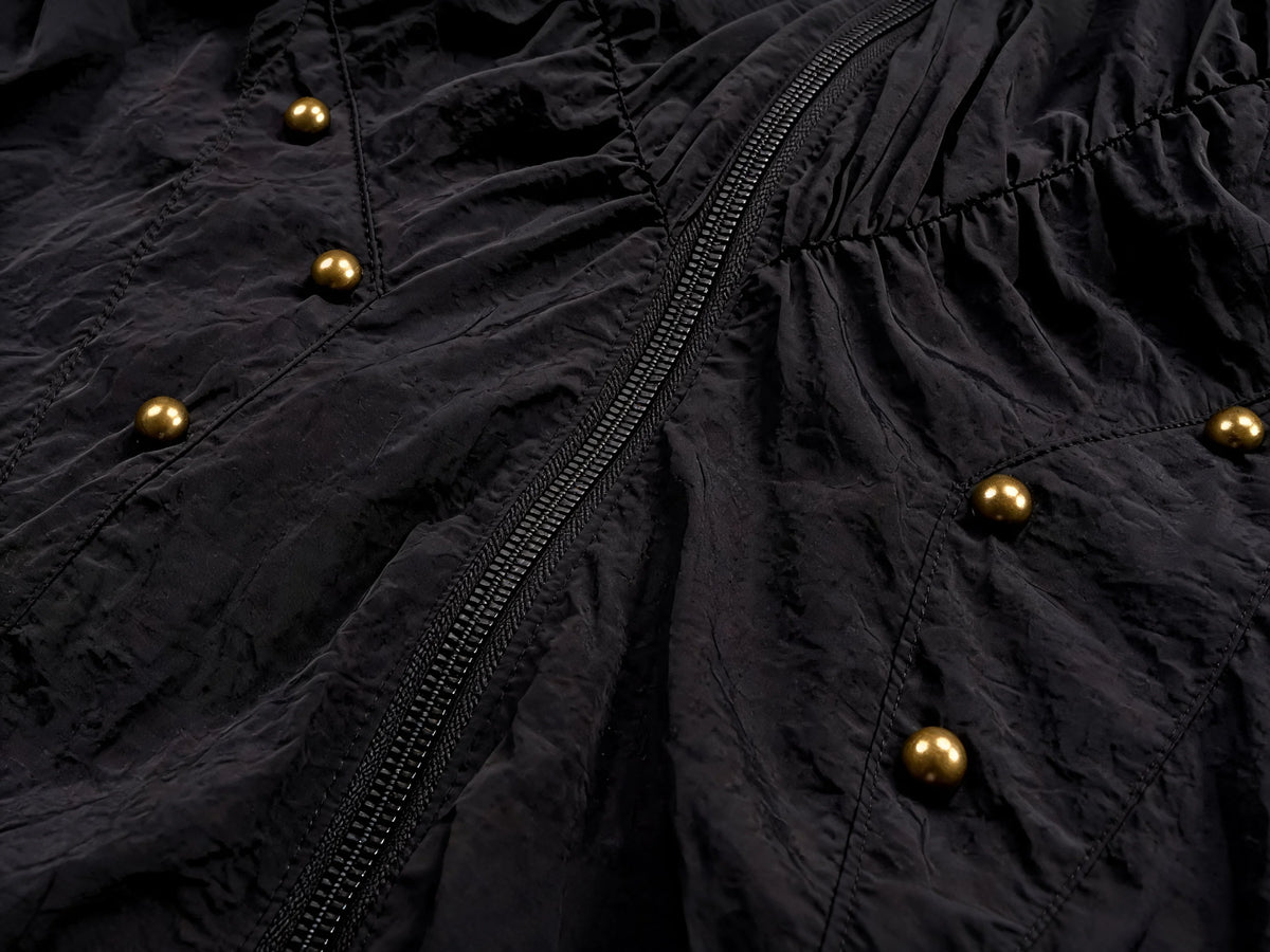 Techwear Ruched Tactical Windbreaker - Fuga Studios