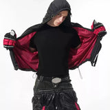 Techwear Ruched Tactical Windbreaker - null
