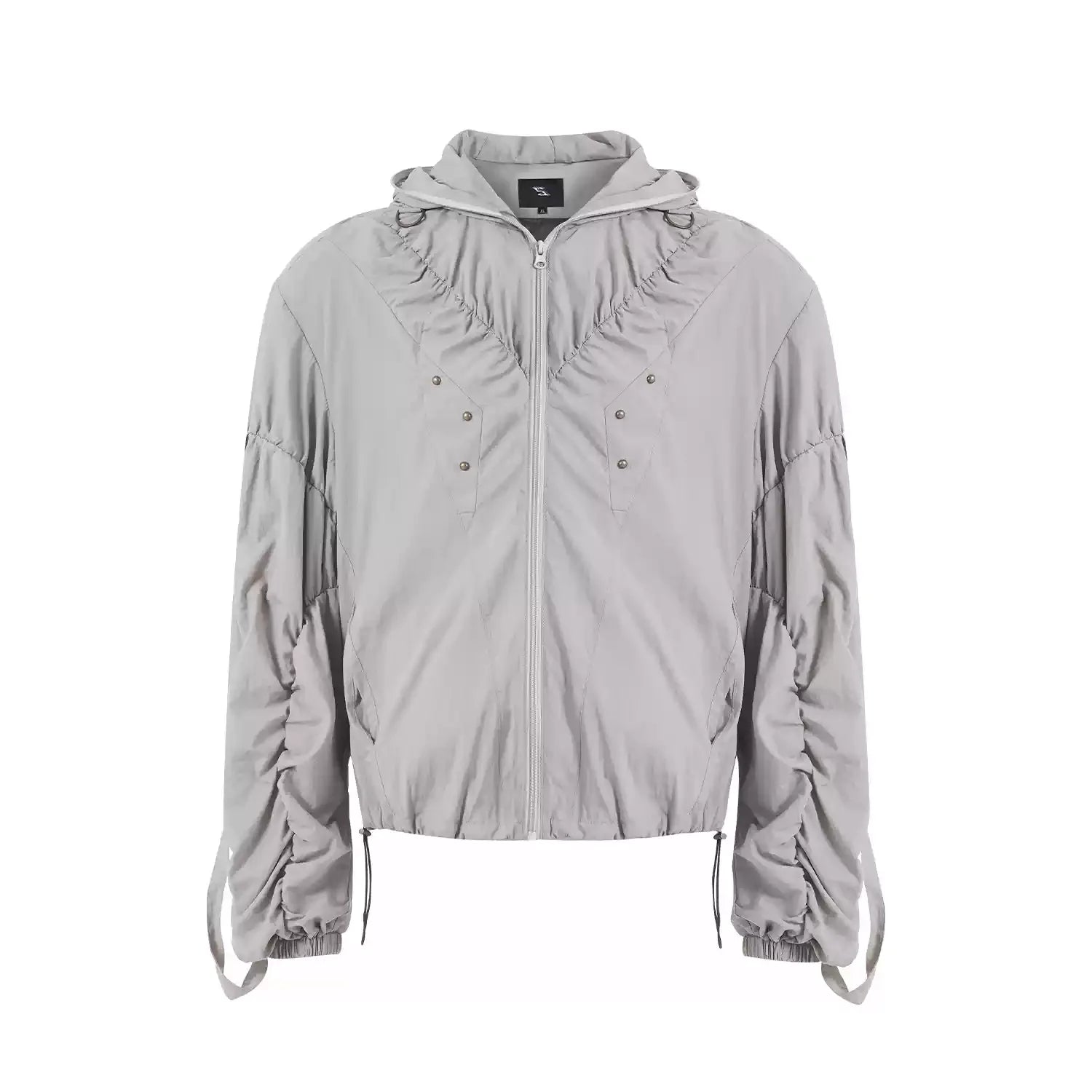 Techwear Ruched Tactical Windbreaker - Fuga Studios