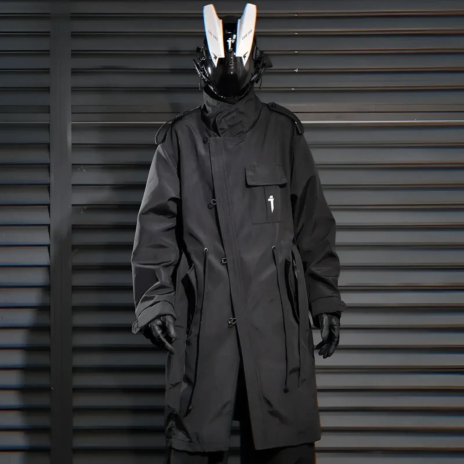 Techwear Sentinel Trench Coat - Fuga Studios