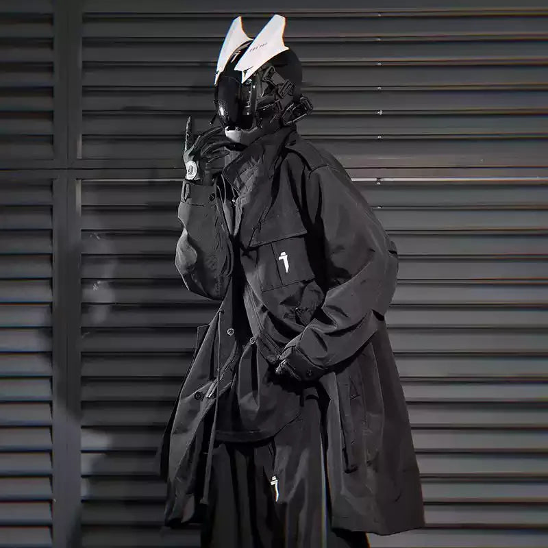 Techwear Sentinel Trench Coat - Fuga Studios