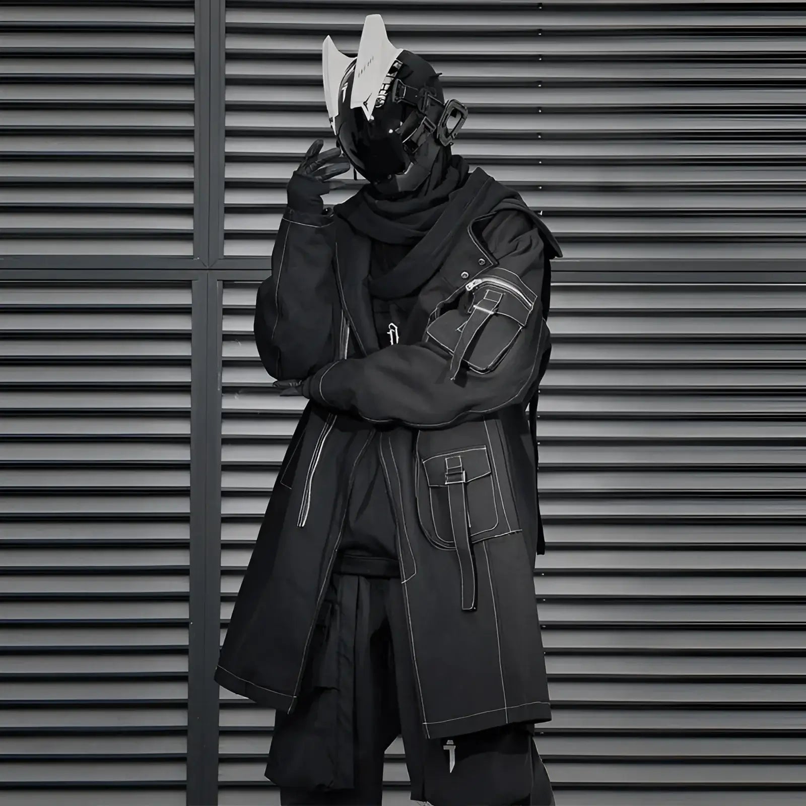 Techwear Spectre Trench Coat V2 - Fuga Studios
