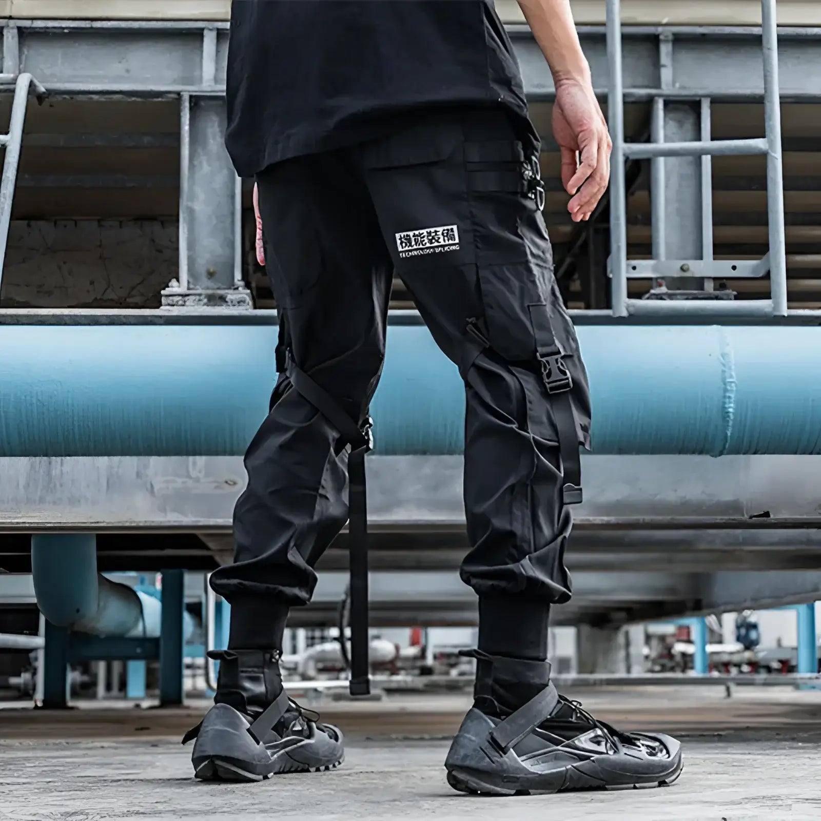 Techwear Tactical Nylon Cargo Pants - Fuga Studios