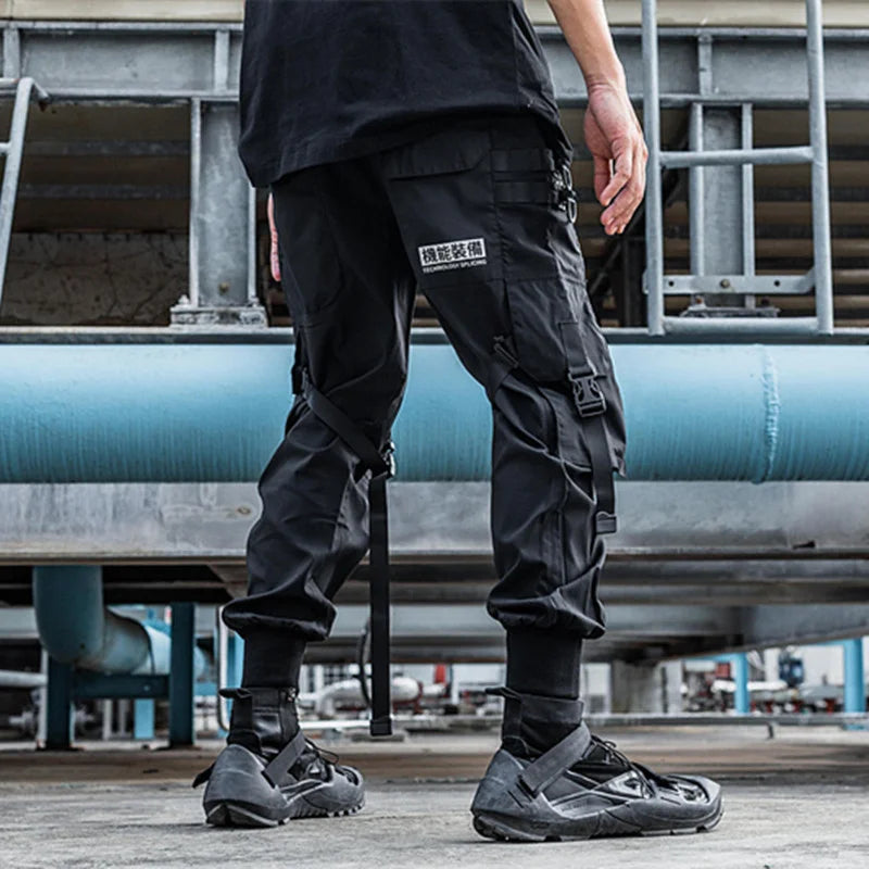 Techwear Tactical Nylon Cargo Pants - Fuga Studios