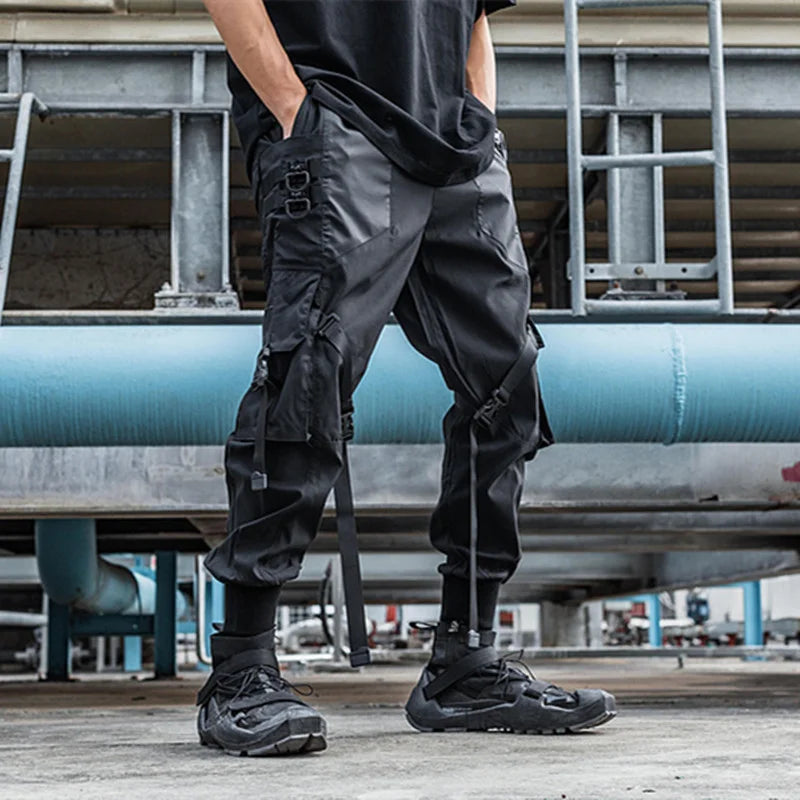 Techwear Tactical Nylon Cargo Pants - Fuga Studios