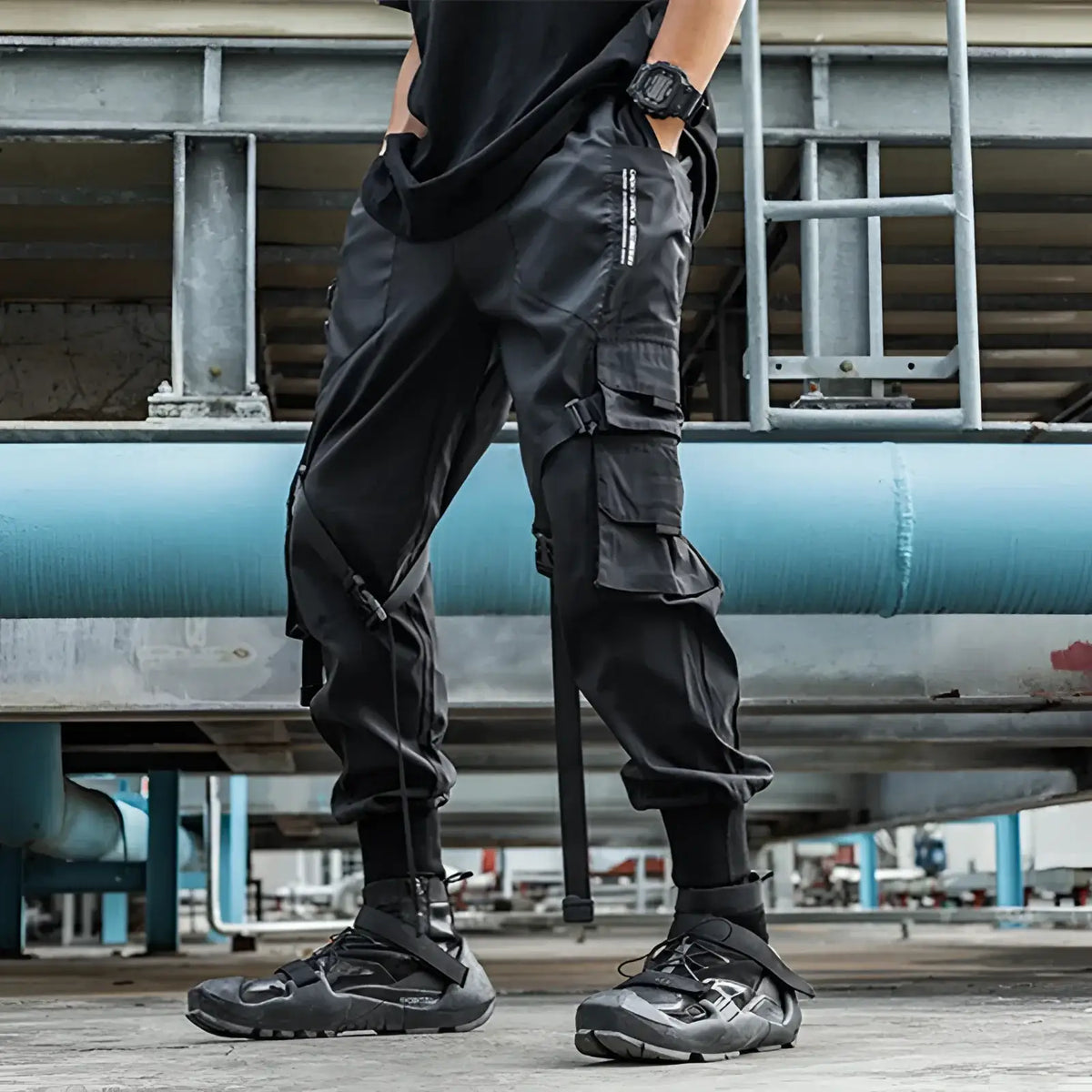 Pantaloni cargo tattici in nylon Techwear - Fuga Studios