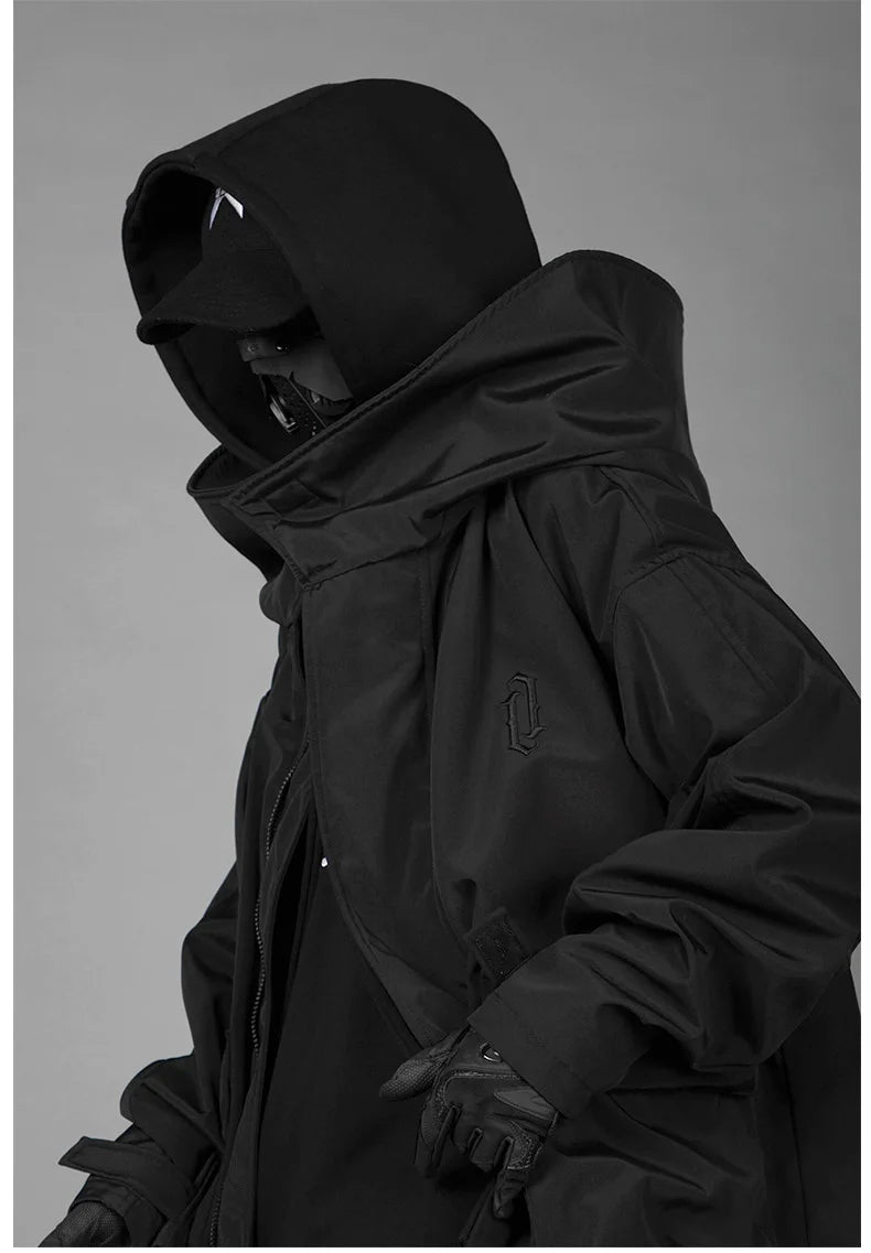 Techwear Tempest Turtleneck Coat - Fuga Studios