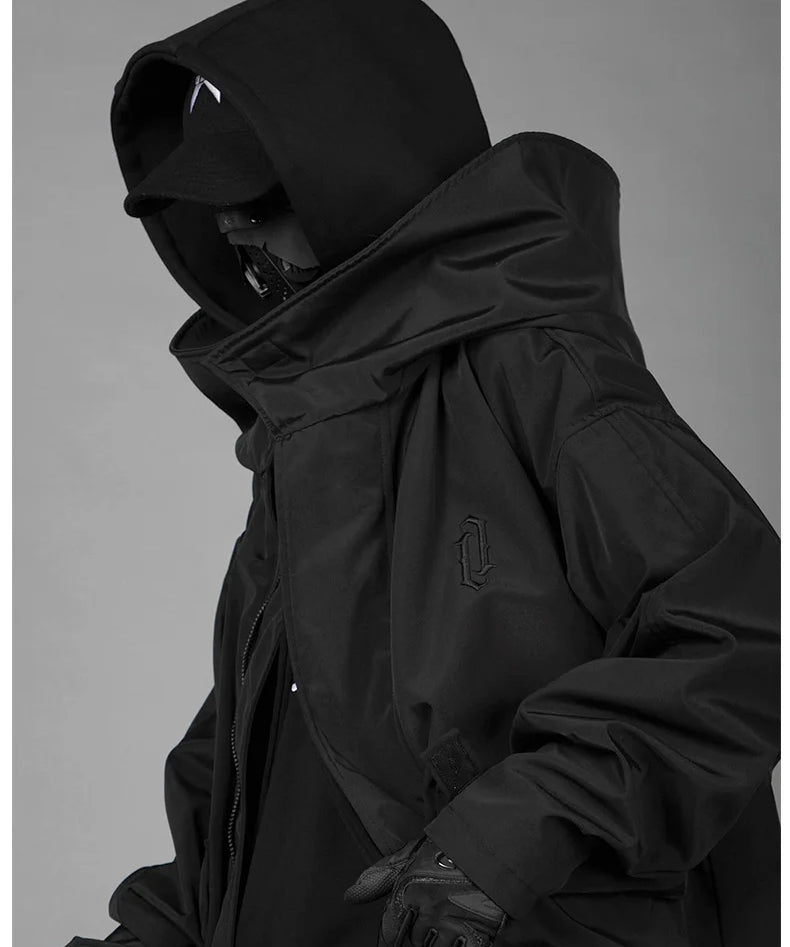 Techwear Tempest Turtleneck Coat - Fuga Studios