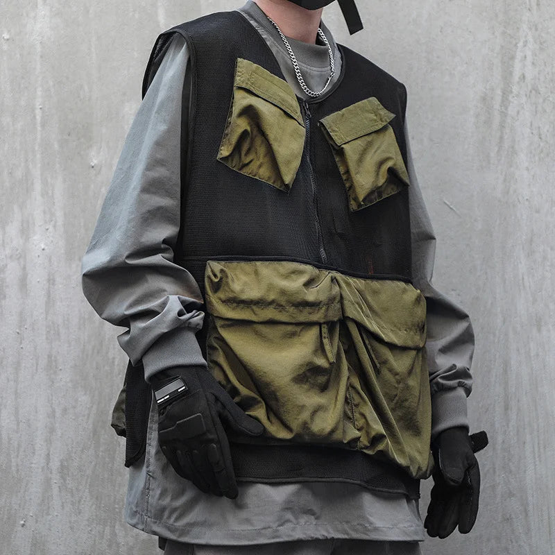 Urban Techwear Taktische Weste mit vielen Taschen - Fuga