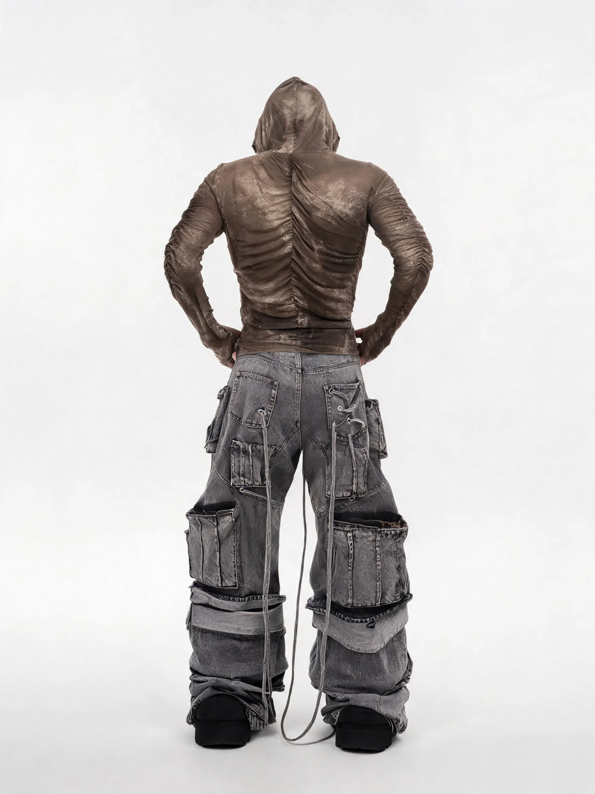 Warcore Distressed Tactical Hoodie - Fuga Studios