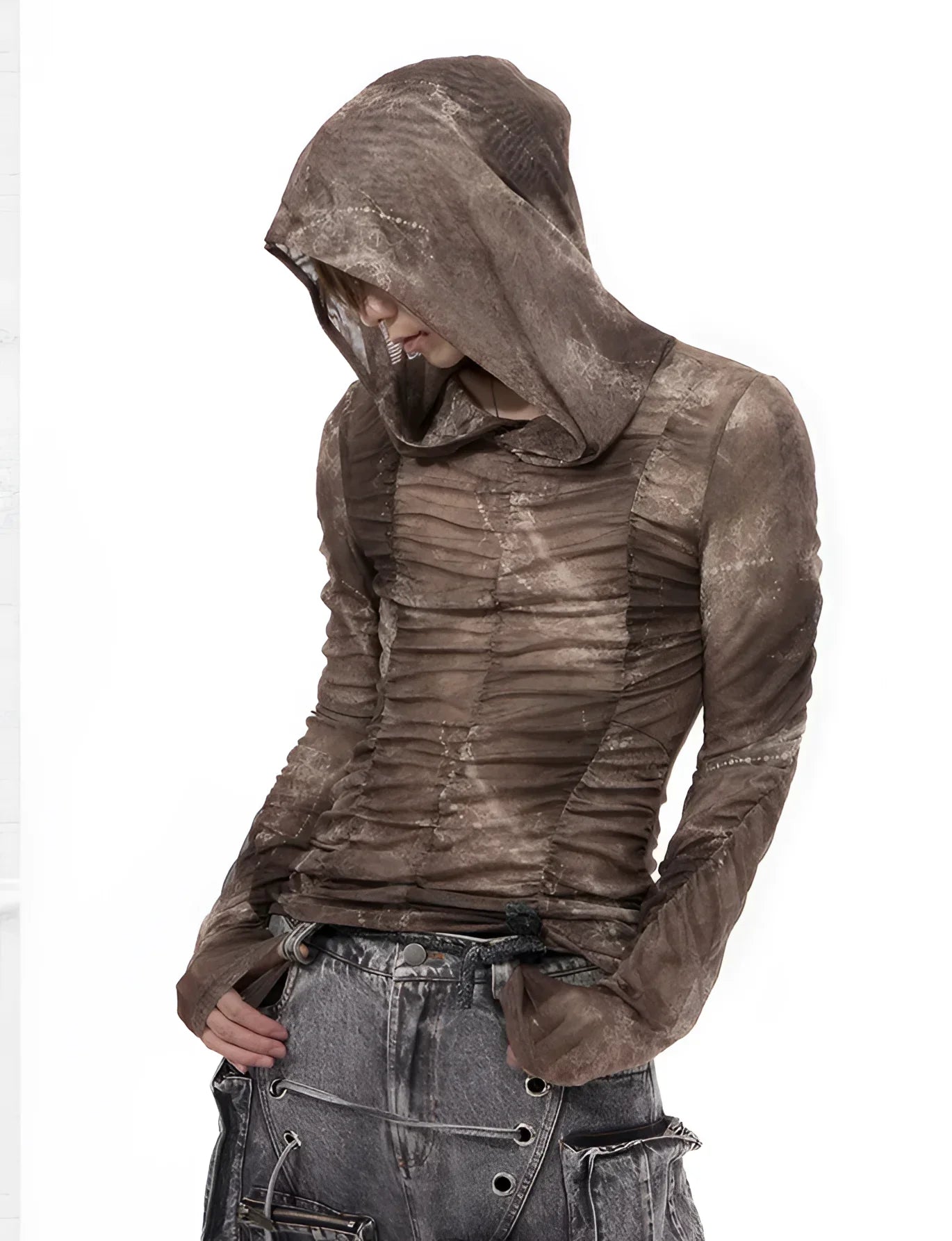 Warcore Distressed Tactical Hoodie - Fuga Studios