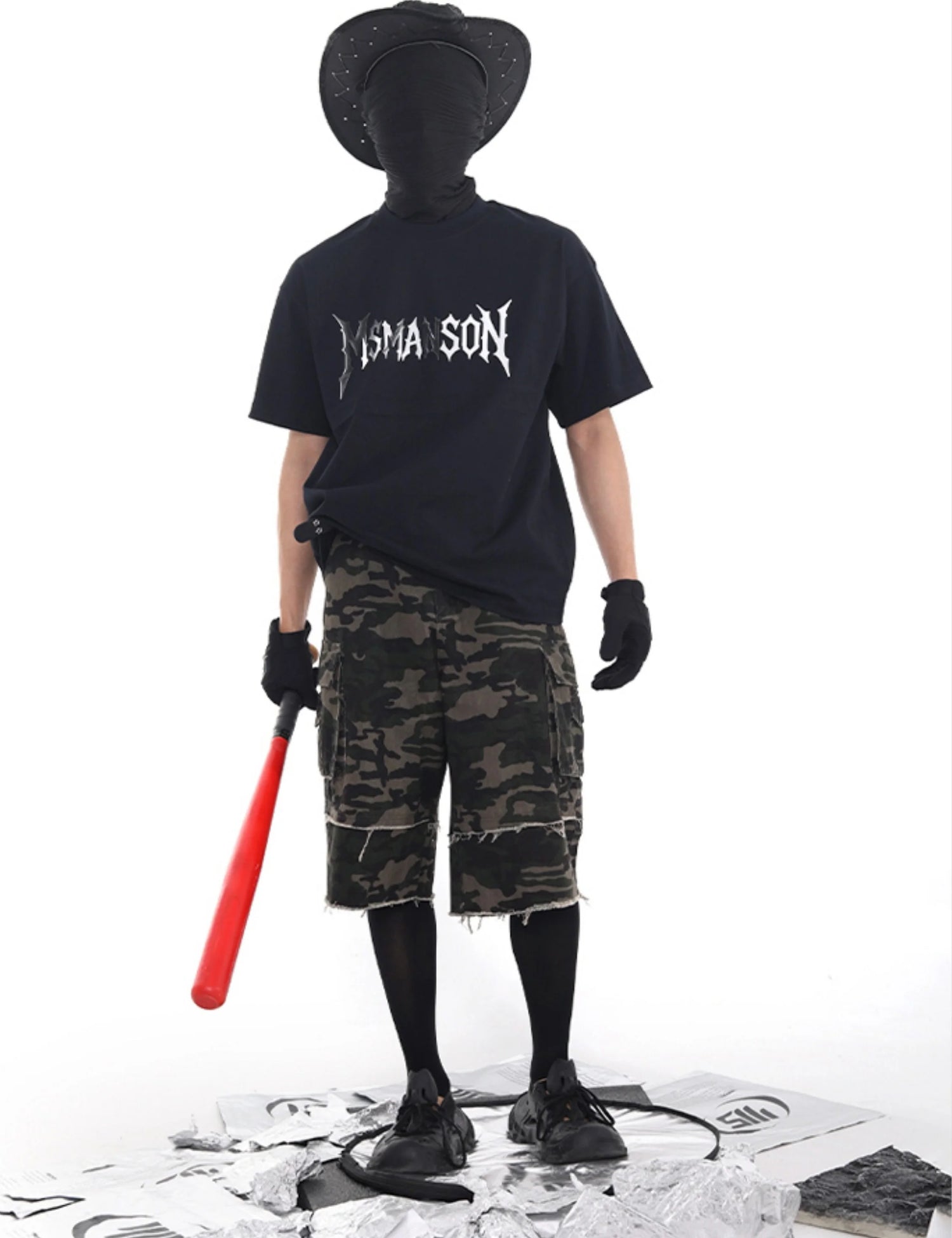 Y2K Camo Raw-Hem Cargo Jorts – Fuga Studios