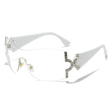 Y2K Double Ring Sunglasses - Fuga Studios