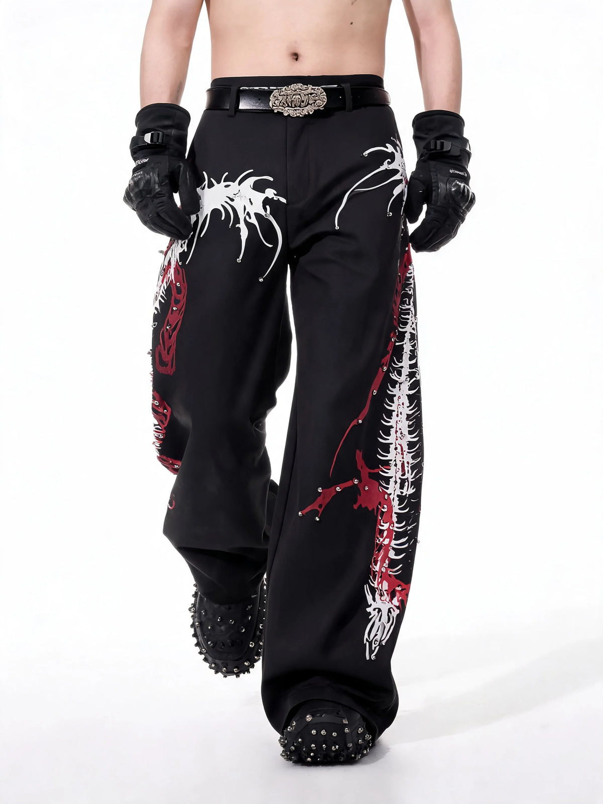 Y2K Dragon Spine Pants - Fuga Studios